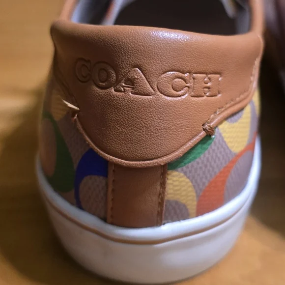 Coach City Sole Pride Multicolored Rainbow Sneakers Skate Shoes 7.5-8 - Picture 8 of 14